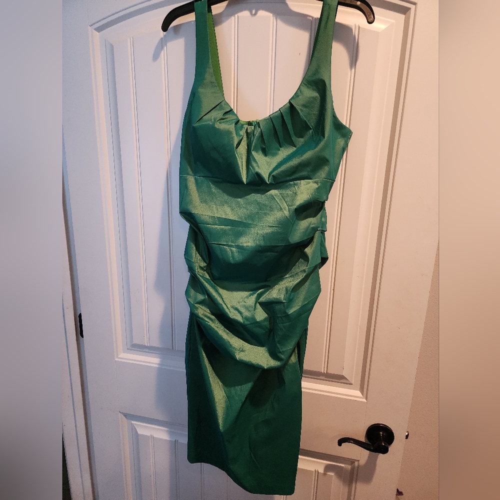 Sangria Green Dress